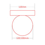 Arandela de Parede Mini em Metal e Vidro G9 Bivolt Colorida para Quarto e Corredor