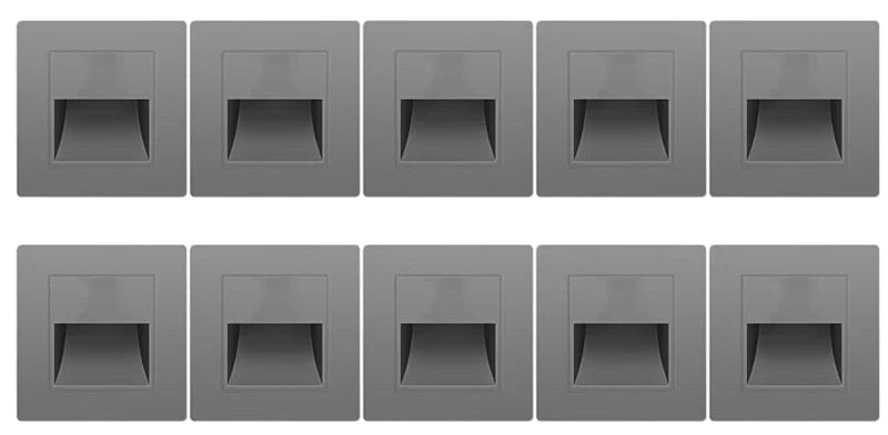 Kit 10 Arandelas LED com ou sem Sensor de Presença