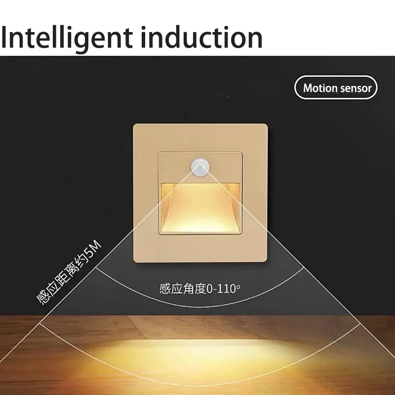 Kit 10 Arandelas LED com ou sem Sensor de Presença