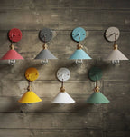 Arandela de Parede em Metal Art Deco E27 Bivolt com LED Incluso para Quarto e Sala de Estar