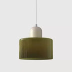 Pendente de Teto em Vidro Colorido e Metal E27 5W Bivolt Estilo Nórdico para Sala de Jantar e Quarto