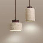 Pendente de Teto em Pedra Travertino E27 Bivolt Estilo Japonês para Sala de Jantar e Quarto