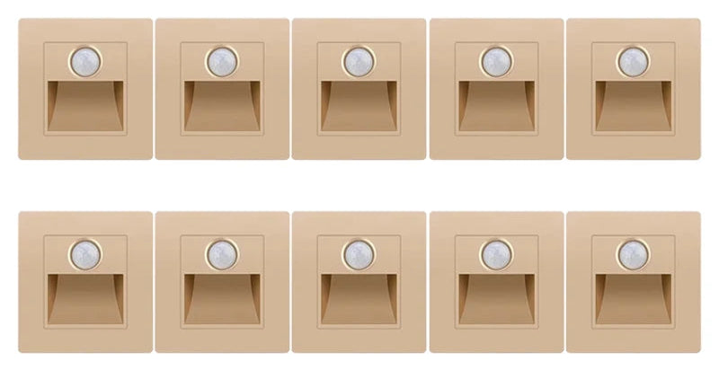 Kit 10 Arandelas LED com ou sem Sensor de Presença