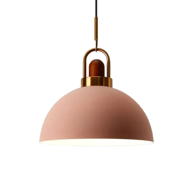 Pendente de Teto em Metal E27 Bivolt 25cm Estilo Nórdico para Sala de Jantar e Cozinha