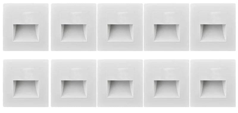 Kit 10 Arandelas LED com ou sem Sensor de Presença