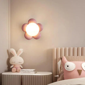 Arandela de Parede em Formato Flor G9 Bivolt para Quarto Infantil e Sala