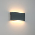 Arandela de Parede LED Minimalista à Prova d'Água IP65 Bidirecional Bivolt para Sala e Fachada
