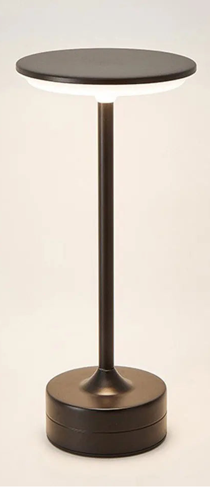 Luminária de Mesa Cristal Touch Recarregável