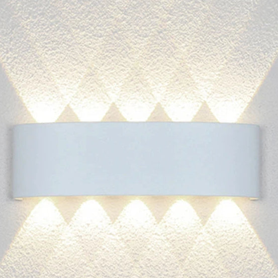 Arandela de Parede LED Externa e Interna à Prova d'Água IP66 Bidirecional Bivolt para Fachada e Sala
