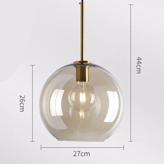 Pendente de Vidro Estilo Loft