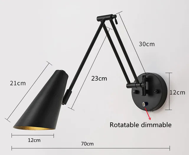Arandela Ajustável de Parede