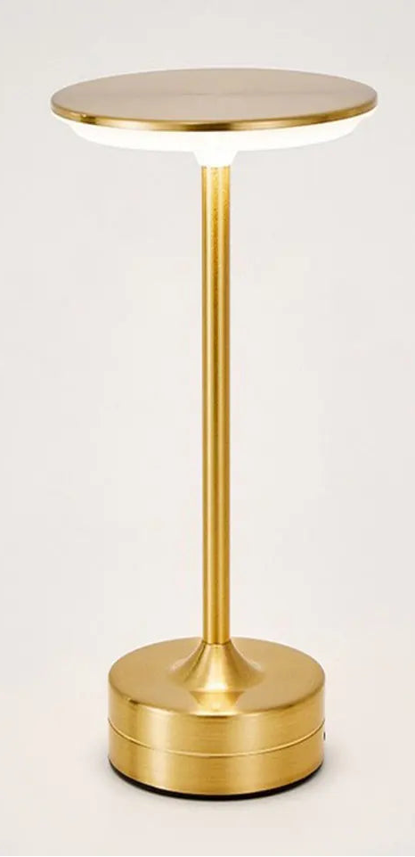 Luminária de Mesa Cristal Touch Recarregável