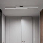 Luminária de Teto Linear em Alumínio LED Integrado 220V Sobreposta para Sala e Escritório