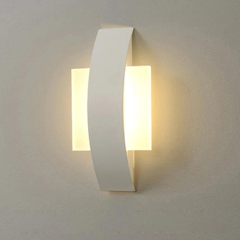Arandela de Parede em Acrílico LED para Quarto, Cabeceira e Corredor