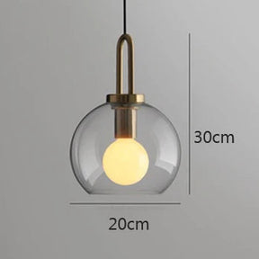 Pendente de Vidro Estilo Loft