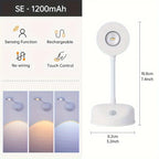 Arandela LED Recarregável com Sensor de Movimento USB Sem Fio para Corredor, Escada e Quarto