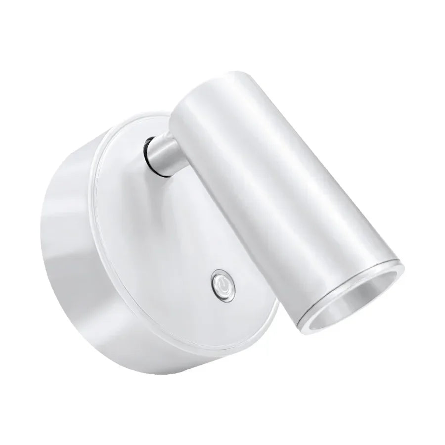 Arandela de Parede Magnética Recarregável USB LED COB Tricolor Touch para Ambientes Internos e Externos