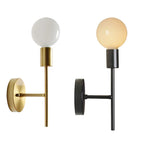 Arandela de Parede em Ferro E27 Bivolt Estilo Industrial Bidirecional para Sala e Quarto