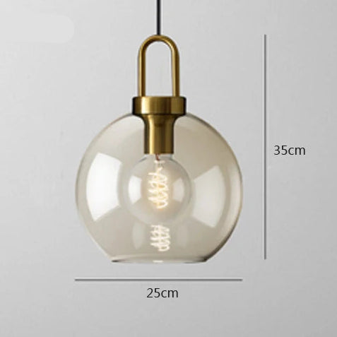 Pendente de Vidro Estilo Loft