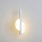 Pendente de Teto em Metal com Globo LED Bivolt Design Minimalista para Quarto e Sala de Jantar