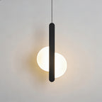 Pendente de Teto em Metal com Globo LED Bivolt Design Minimalista para Quarto e Sala de Jantar