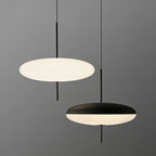 Pendente de Teto Disco Voador em Ferro e Acrílico Perfurado LED E27 Bivolt Estilo Nórdico para Sala e Quarto
