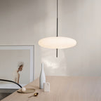 Pendente de Teto Disco Voador em Ferro e Acrílico Perfurado LED E27 Bivolt Estilo Nórdico para Sala e Quarto