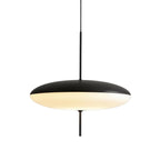 Pendente de Teto Disco Voador em Ferro e Acrílico Perfurado LED E27 Bivolt Estilo Nórdico para Sala e Quarto