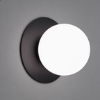 Arandela de Parede Globo em Metal Dourado e Vidro E27 Bivolt para Quarto e Sala de Estar
