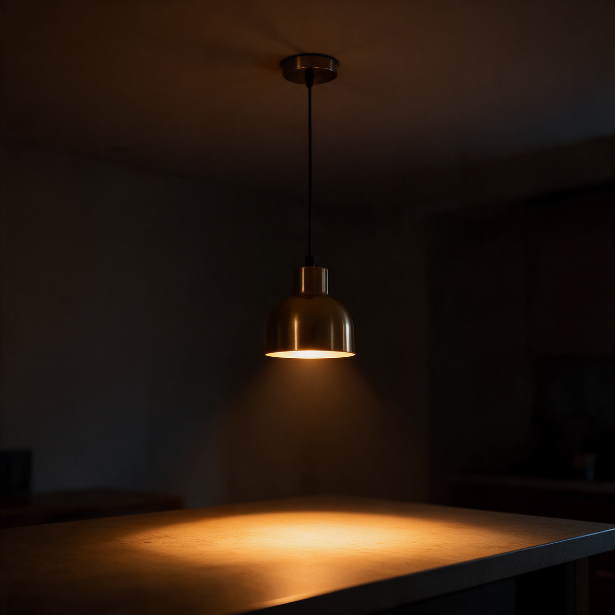 Pendente de Teto em Metal E27 Bivolt Estilo Industrial Nórdico para Cabeceira de Quarto