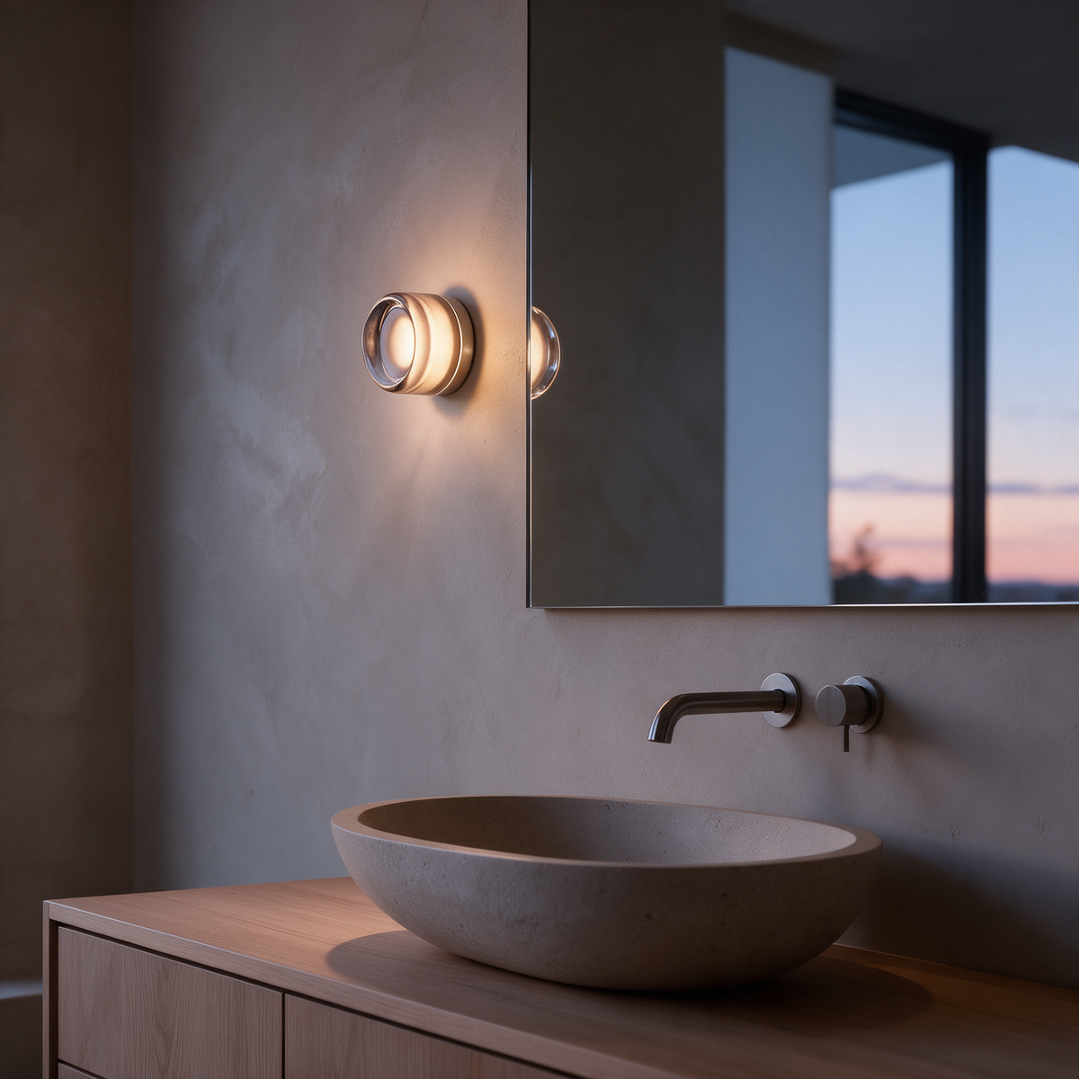 Arandela de Parede em Alumínio LED 5W Bivolt Bidirecional Jelly para Sala e Quarto