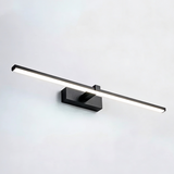 Luminária de Espelho e Parede Linear em Alumínio LED Tricolor Bivolt 40cm–60cm para Banheiro e Quarto