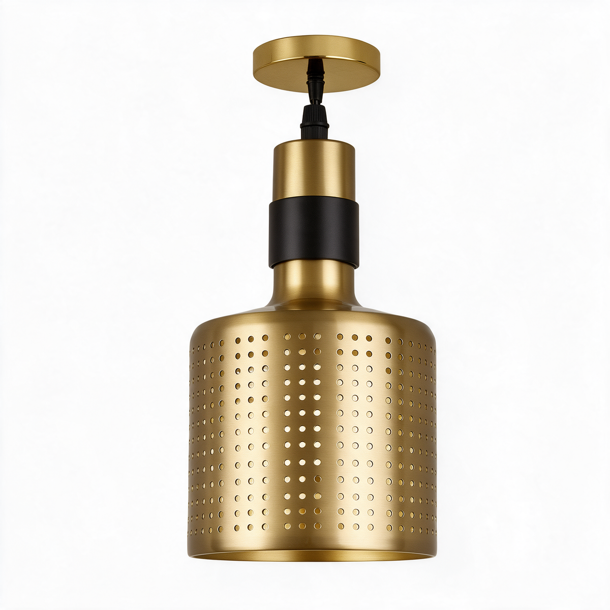 Pendente de Teto em Metal E27 Bivolt Estilo Industrial Nórdico para Cabeceira de Quarto